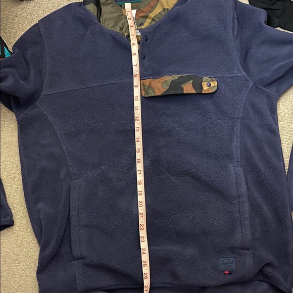Herschel Supply Co Fleece Jacket Mens Size XL - Picture 9 of 9